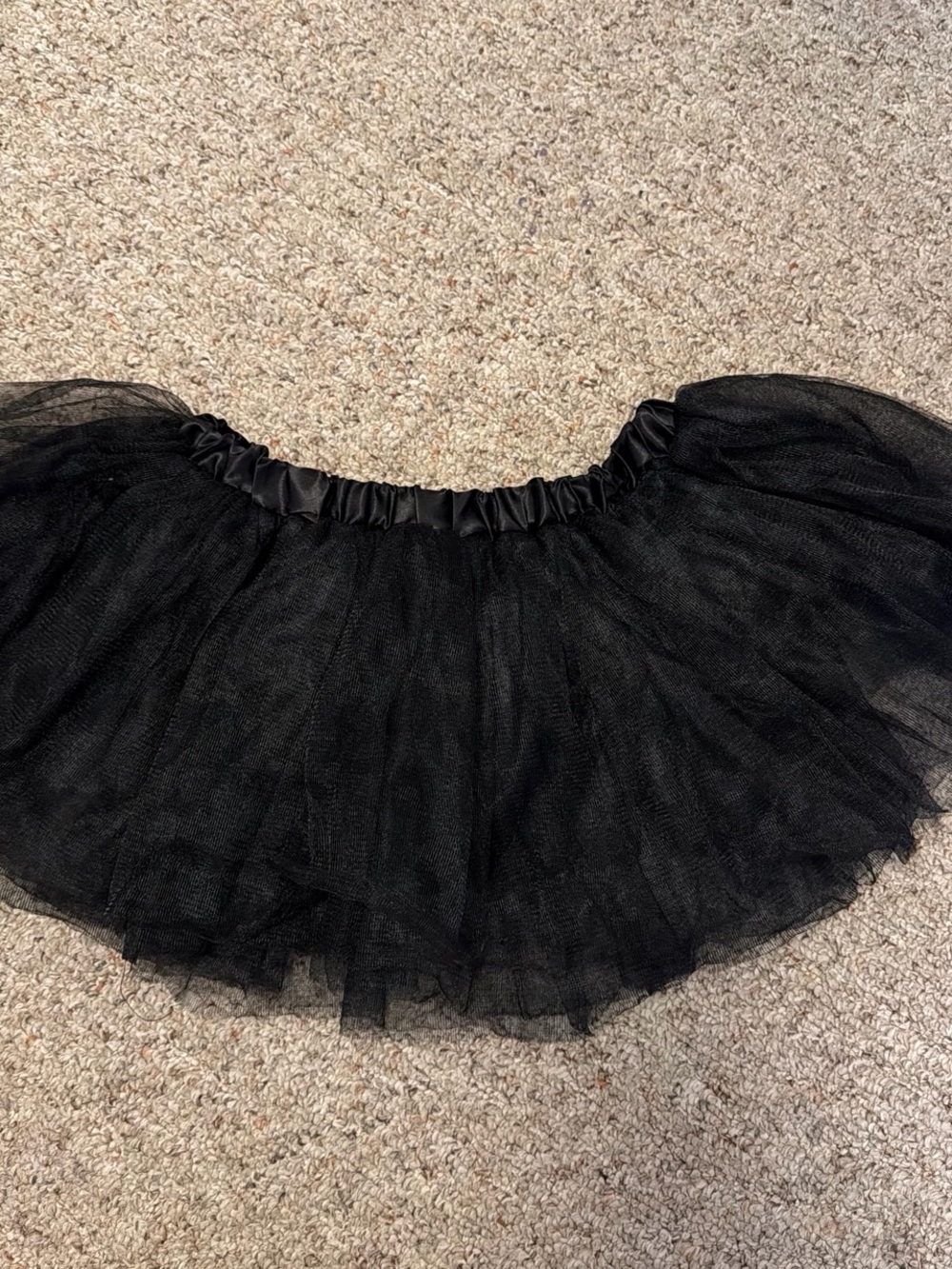 Black Tulle Mini Tutu Skirt